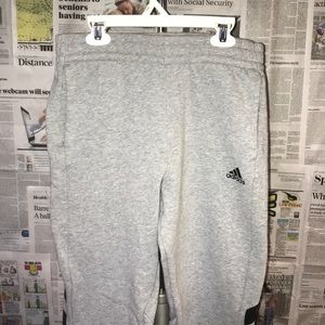 NWOT Boys Grey Adidas Sweat Pants